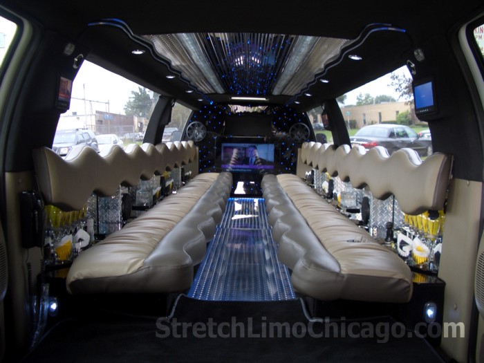 25-Passenger White Ford Excursion SUV Limousine