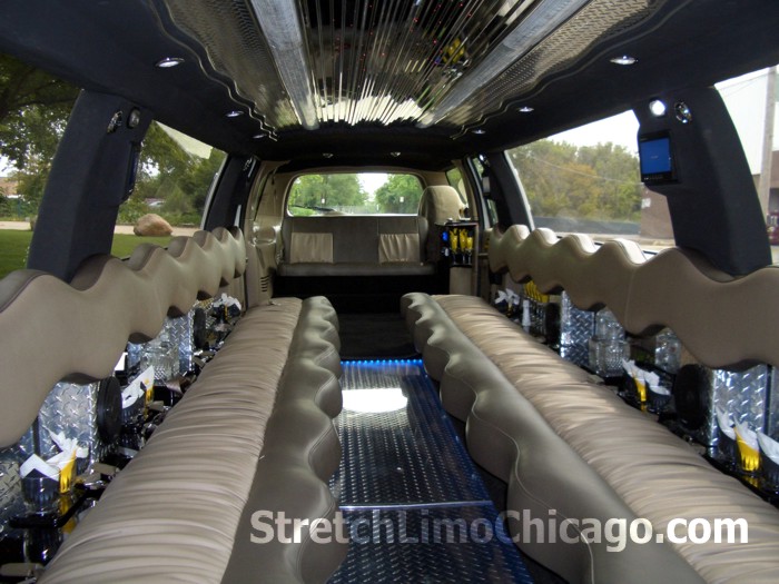 25-Passenger White Ford Excursion SUV Limousine