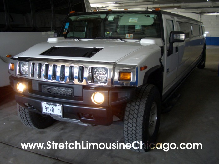 20-Passenger White Hummer H2 Luxury Stretch Limousine