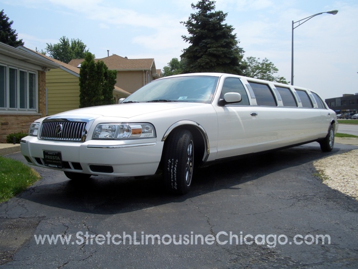 12-Passenger Mercury Grand Marquis GS Super Stretch Limousine