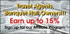 Limousine Affiliate Program for Travel Agents and Banquet Hall Owners