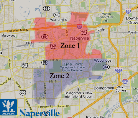 Naperville il limo rate zones