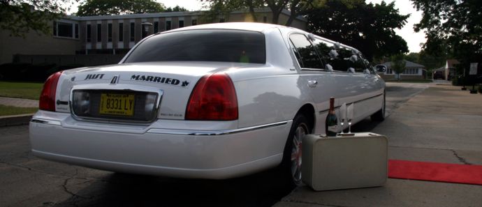 chicago wedding limo