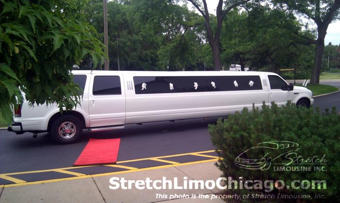 ford excursion wedding decoration
