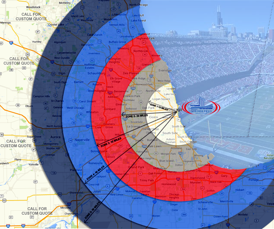 Solider Field limo rates