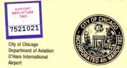 chicago airport departure tax