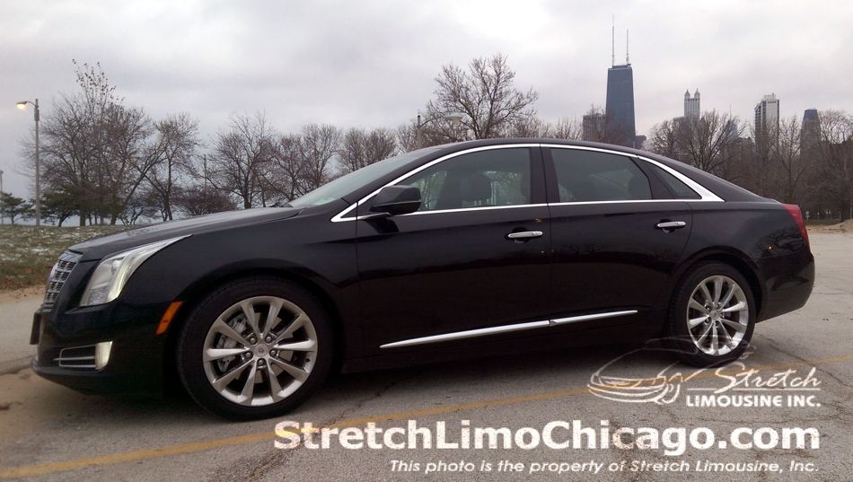 cadillac xts chicago skyline outside view
